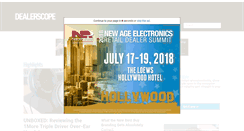 Desktop Screenshot of dealerscope.com